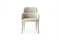 Modrest Cortina - Modern Beige Eco-Leather Dining Arm Chair