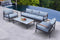 Renava Kiowa - Modern Outdoor Grey & Black Sofa Set