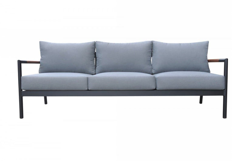 Renava Kiowa - Modern Outdoor Grey & Black Sofa Set