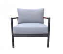 Renava Kiowa - Modern Outdoor Grey & Black Sofa Set
