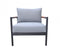 Renava Kiowa - Modern Outdoor Grey & Black Sofa Set