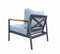 Renava Kiowa - Modern Outdoor Grey & Black Sofa Set