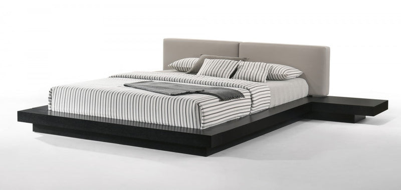 Modrest Tokyo - Contemporary Black and Grey Platform Bed