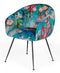 Modrest Roxann - Contemporary Floral Velvet Dining Chair