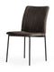 Modrest Maggie - Modern Black and Brown Dining Chair (Set of 2)