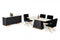 Modrest Peak - Modern White Ceramic/Black Oak/Rosegold Buffet