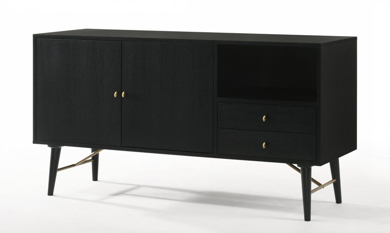 Modrest Addax - Modern Black Ash Buffet