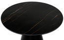 Modrest Edith - Modern Round Black Ceramic Dining Table