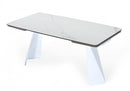 Modrest Encanto - Modern White Ceramic Dining Table