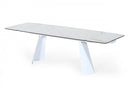 Modrest Encanto - Modern White Ceramic Dining Table