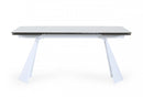 Modrest Encanto - Modern White Ceramic Dining Table