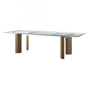 Modrest Helena - Modern Extendable Glass Dining Table - Large