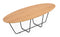 Modrest Esther - Industrial Large Oak Coffee Table  by Hollywood Glam