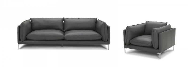 Divani Casa Harvest - Modern Full Leather Sofa