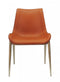 Modrest Holt - Modern Cognac Eco-Leather Dining Chair (Set of 2)