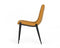 Modrest Hubbell - Industrial Tan Eco-Leather Dining Chair (Set of 2)