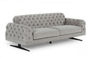 Divani Casa Sepulveda - Modern Grey Fabric Sofa