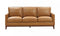 Divani Casa Naylor - Modern Brown Italian Leather Split Sofa