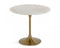 Modrest Collins - Glam White Marble & Gold Dining Table