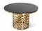 Modrest Kowal - Glam Black Marble Dining Table