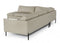 Divani Casa Sherry - Modern Cognac Leather Facing Sectional Sofa