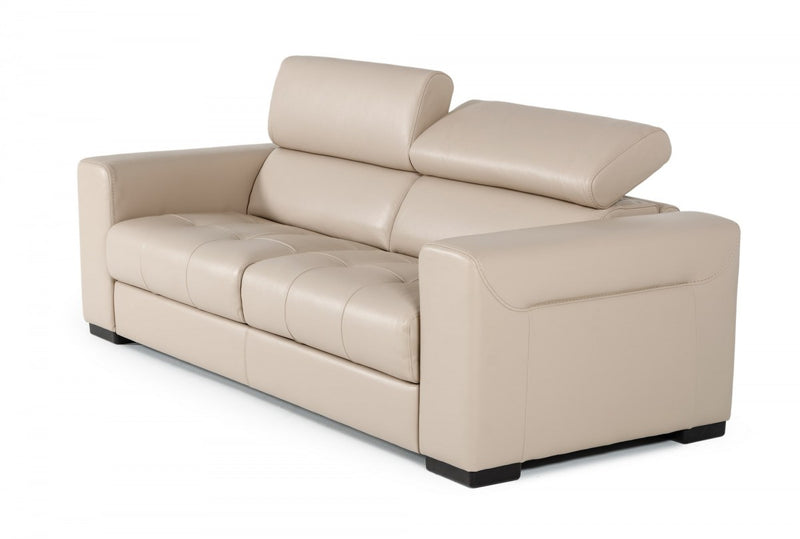 Coronelli Collezioni Icon - Modern Italian Leather Queen Size Sofa Bed