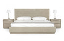Modrest Samson - Contemporary Grey and Silver Bed