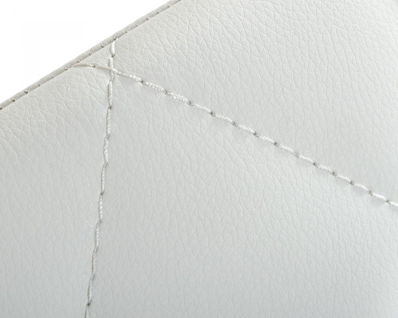 Modrest Ganon - Modern White & Gold Dining Chair