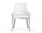 Modrest Ganon - Modern White & Brushed Stainless Steel Dining Chair