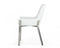 Modrest Ganon - Modern White & Brushed Stainless Steel Dining Chair