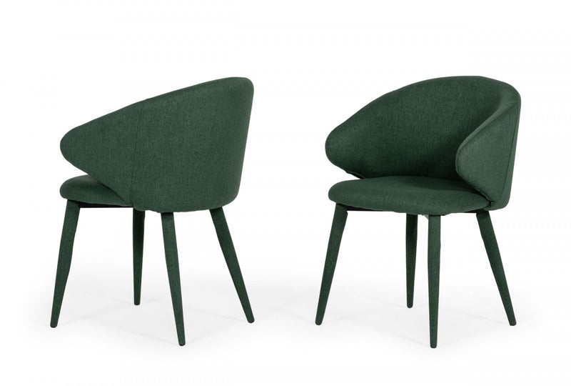 Modrest Keller - Modern Green Dining Chair (Set of 2)