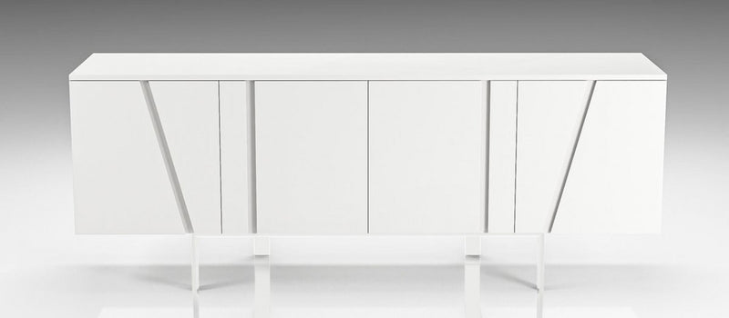 Modrest Mario - Modern White Veneer Buffet