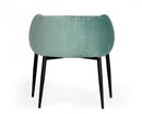 Modrest Belcaro - Modern Light Green Fabric Dining Chair