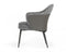 Modrest Cora - Modern Grey Fabric & Leatherette Dining Chair