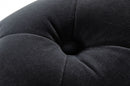 Divani Casa Sheila - Modern Dark Grey Fabric Sofa
