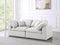 Serene 2 Piece Linen Fabric Modular Sofa