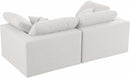 Serene 2 Piece Linen Fabric Modular Sofa