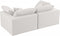 Serene 2 Piece Linen Fabric Modular Sofa
