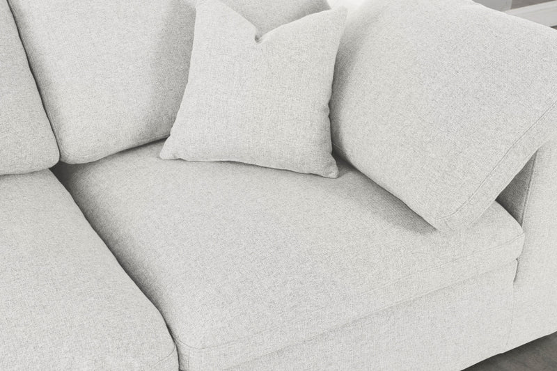 Cloud Serene 3 Piece Linen Fabric Modular Sofa