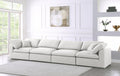 Serene 4 Piece Linen Fabric Modular Sofa