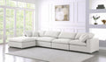 Serene 5 Piece Linen Deluxe Modular Overstuffed Reversible Sectional