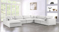 Serene 7 Piece Linen Deluxe Modular Overstuffed Reversible Sectional