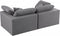 Serene 2 Piece Linen Fabric Modular Sofa
