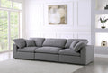 Cloud Serene 3 Piece Linen Fabric Modular Sofa