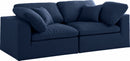 Serene 2 Piece Linen Fabric Modular Sofa