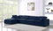 Serene 5 Piece Linen Deluxe Modular Overstuffed Reversible Sectional