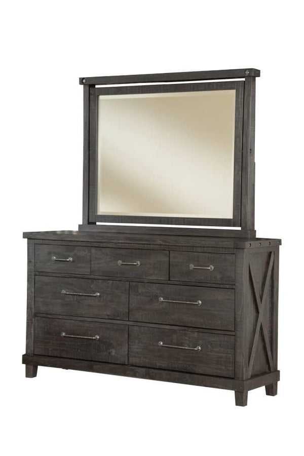 Yosemite Solid Wood Mirror in Cafe