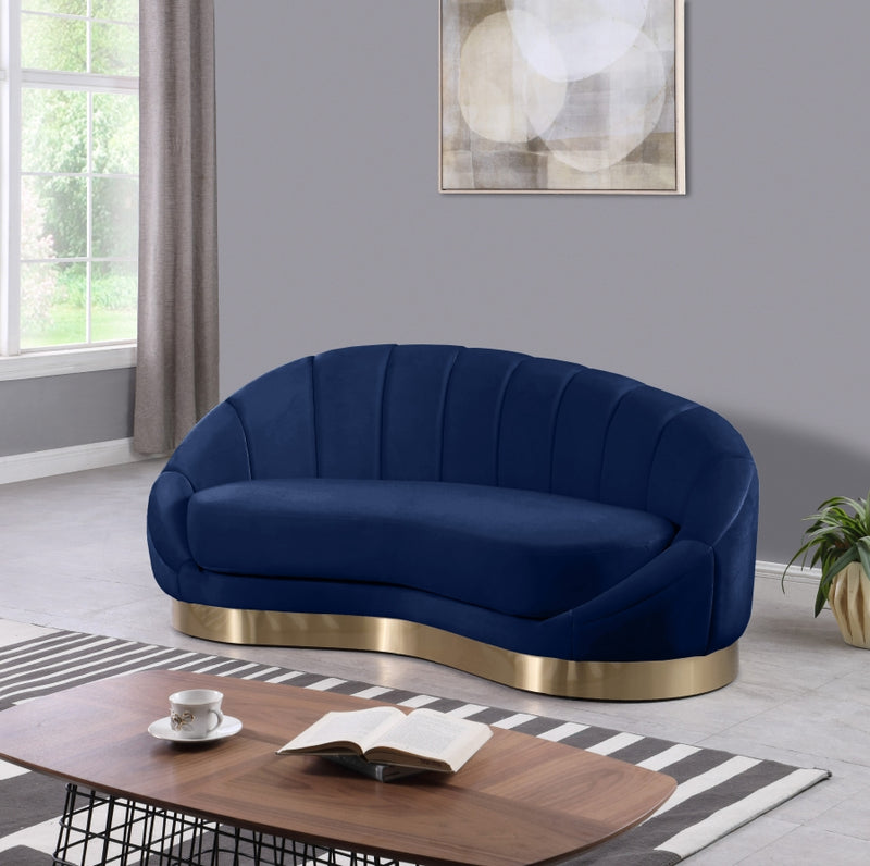 Shelly Velvet Chaise