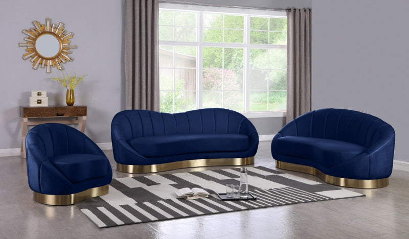 Shelly Velvet Chaise