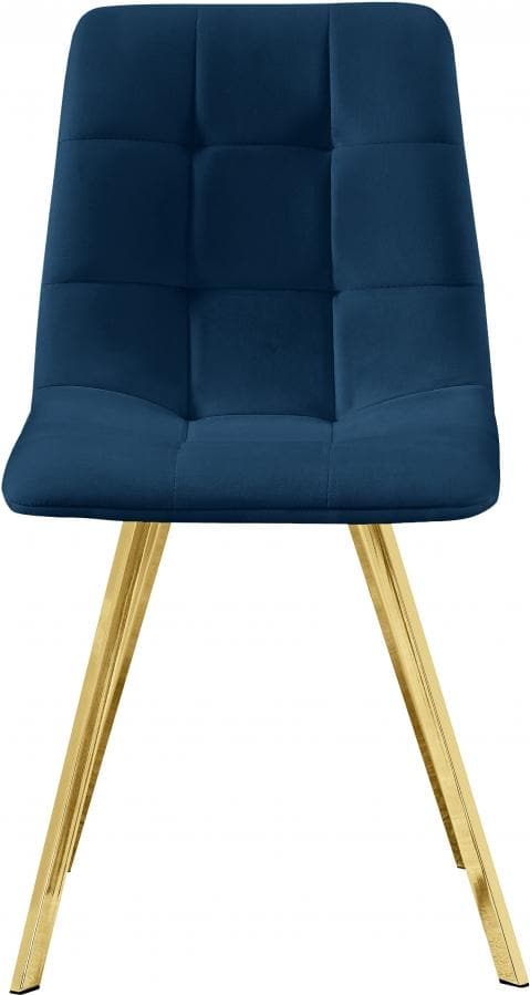 Annie Velvet Gold Legs Dining Chair set of 2